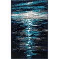 thumbnail image 1 of Unique Loom Metro Coastal Nautical Rug 3' 3 x 5' 3 Rectangle Navy Blue/Turquoise, 1 of 1