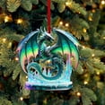 thumbnail image 5 of Usloyux Under $5 2D Acrylic Christmas Pendants Set, Flat Hanging Ornaments for Tree Decoration, Holiday Seasonal Decorative Items for Home Office Display, 5 of 7