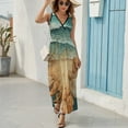 thumbnail image 6 of Beach Seashell Starfish Sleeveless Dress Woman Fashion Long Dresses Women's Summer Suit Dress 2025, 6 of 7