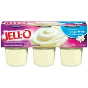 Jell-O Sugar-Free Vanilla Pudding Snack, 3.75 Oz., 6 Count