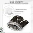 thumbnail image 5 of Disketp Cow Skulls Oven Mitts And Potholders Bbq Gloves-Oven Mitts And Pot Holders With Recycled Infill Silicone Non-Slip Cooking Gloves For Cooking Baking Grilling, 5 of 9