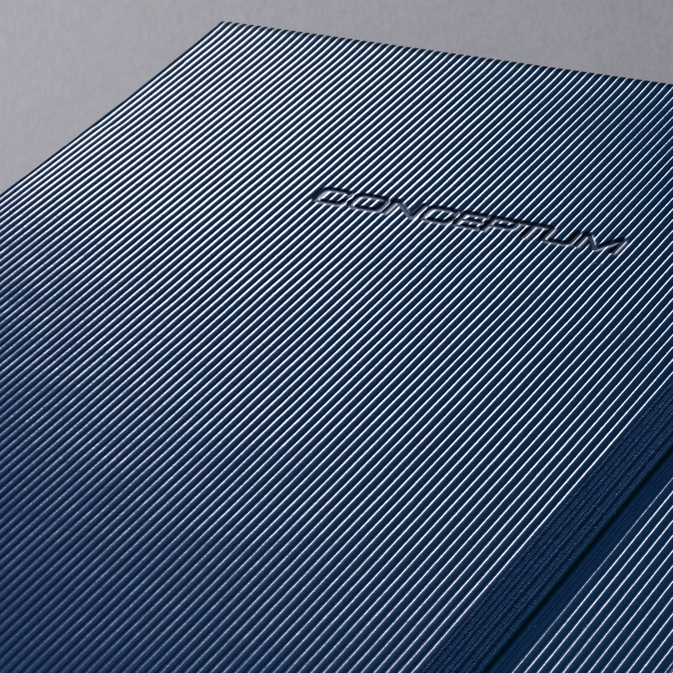 Sigel Hardcover Lined Notebook with Elastic Closure, Blue, A5 Journal Size (SGA5HEL-BL)