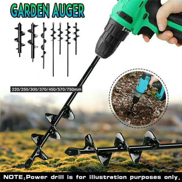 MultiSize Universal Garden Auger Drill Bit Garden Auger Rapid