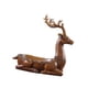 thumbnail image 4 of Bandeja de almacenamiento para estatua de ciervo, ideal para manualidades, esculturas ligeras, decoración del hogar, cuencos con figuras. Marrón, 4 of 9