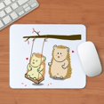 thumbnail image 3 of CafePress - Cute Cartoon Hedgehog Couple At Tree Swing Mousepa - Non-slip Rubber Mousepad, Gaming Mouse Pad, 3 of 6