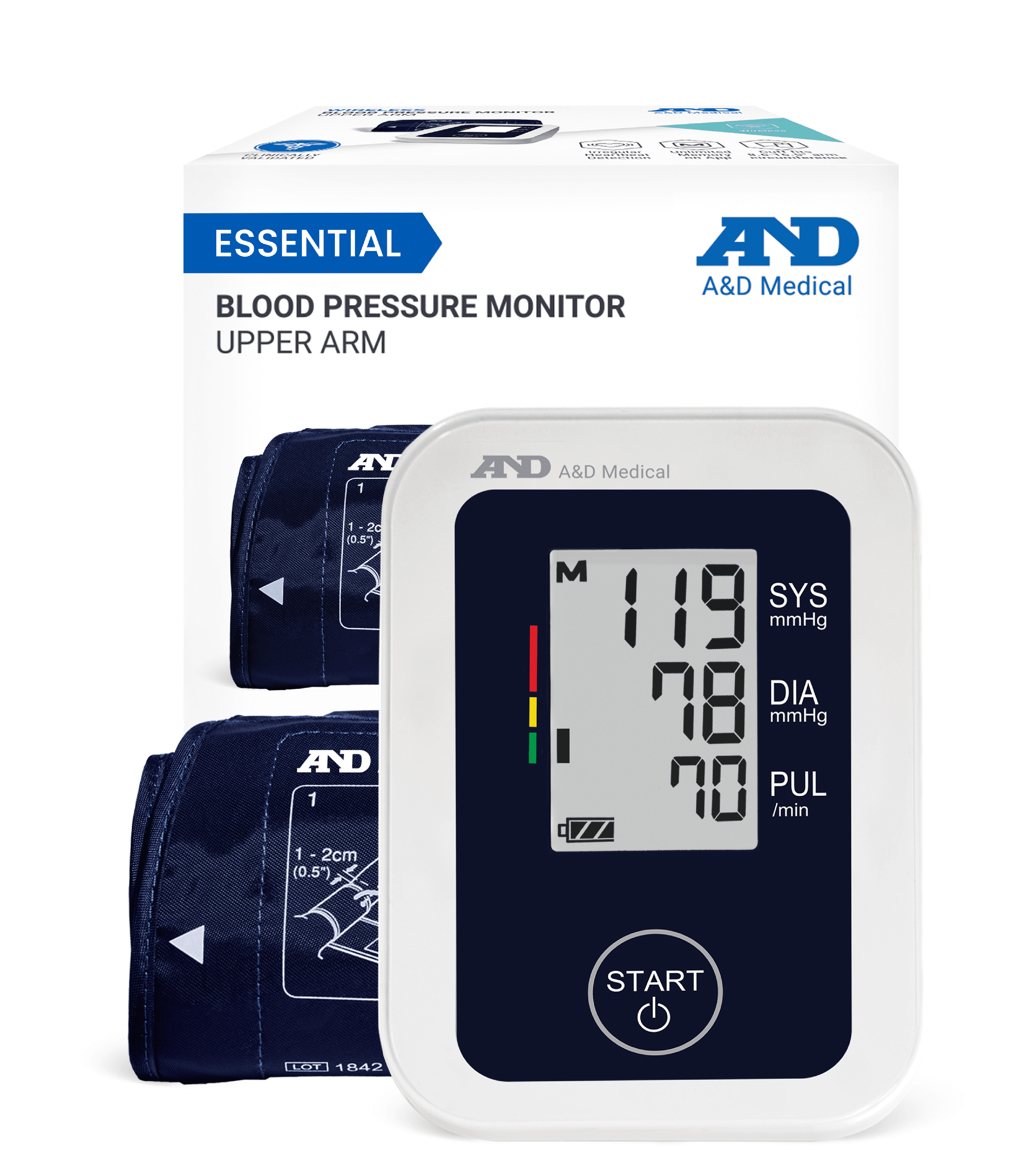健康・医学 High Arterial Pressure F. H. Smirk Equate Wrist Blood Pressure Monitor – Irregular Heartbeat