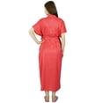thumbnail image 3 of Bimba Maternity Kaftan Belt Nursing Night Gown| Front Buttons| Baby Shower Gift, 3 of 8
