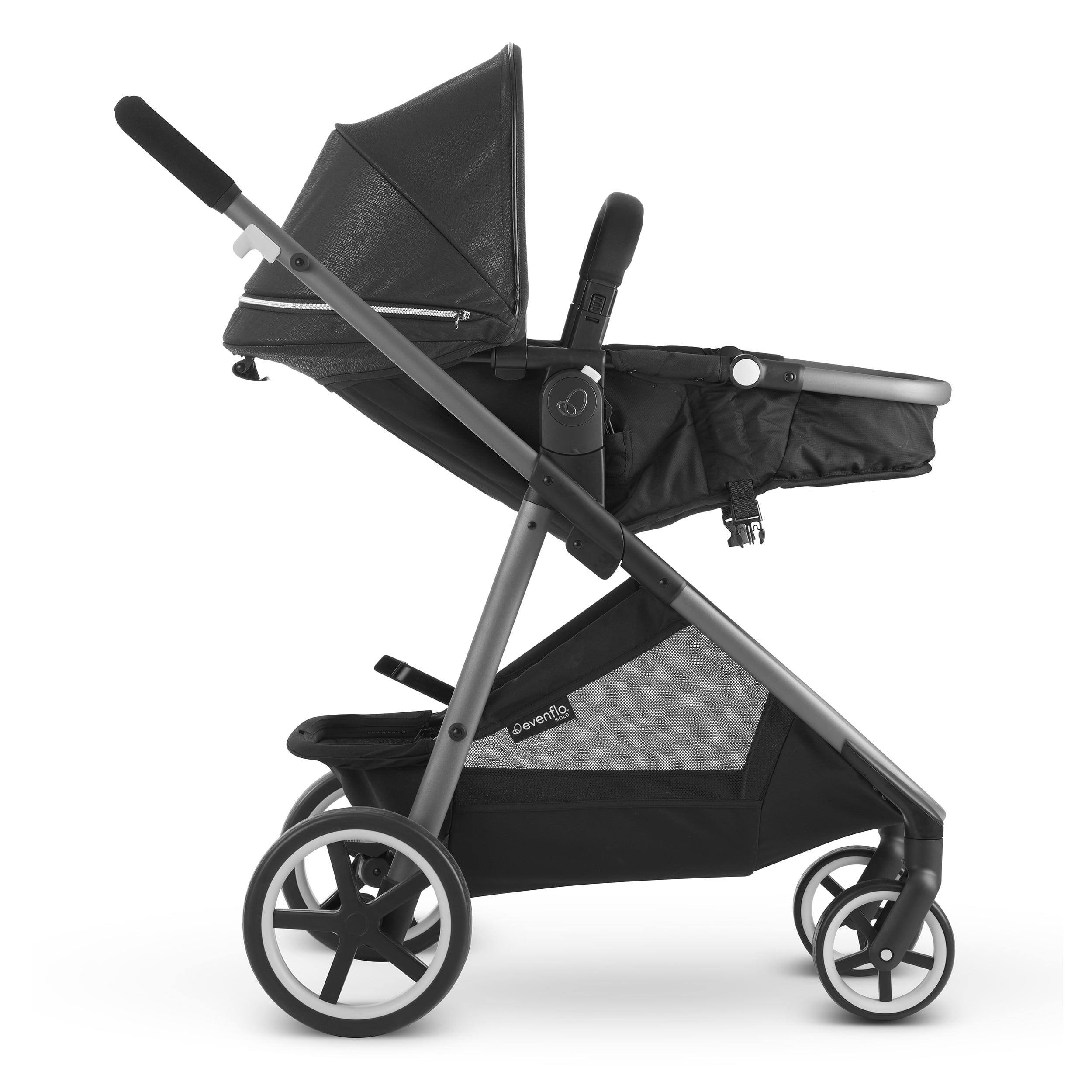 GOLD SensorSafe Shyft Smart Modular Travel System (Onyx Black)