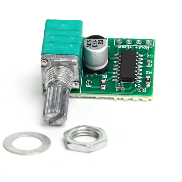 Módulo amplificador de potencia digital PAM8403 de 5 V con interruptor y alimentación USB de 3 W + 3 W