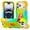 Colorful yellow and green, variant on Kryonix for iPhone 17 Pro Max Case with Ring Holder,Durable Military-Grade Rugged Shock-Absorbing Silicone Rubber Protective Case with 360° Rotating Kickstand for Women and Girls