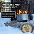 thumbnail image 5 of Branded Boards Portable Bonfire Campfire 100% Made in USA. "The Pocket" - SMALL, 5 of 7