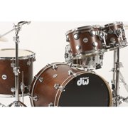 DW Collector's Series 4-Piece Shell Pack Walnut Chrome Hardware