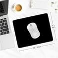 thumbnail image 5 of Mouse Pad, 30% Thicker Black Computer Pad, Anti-Slip Rubber Mouse Mat with Stitched Edges for Gaming, Office, Laptop, PC, Women & Men, 8 x 10 Inch Thick 5 mm, Modern Design, Square, 5 of 6