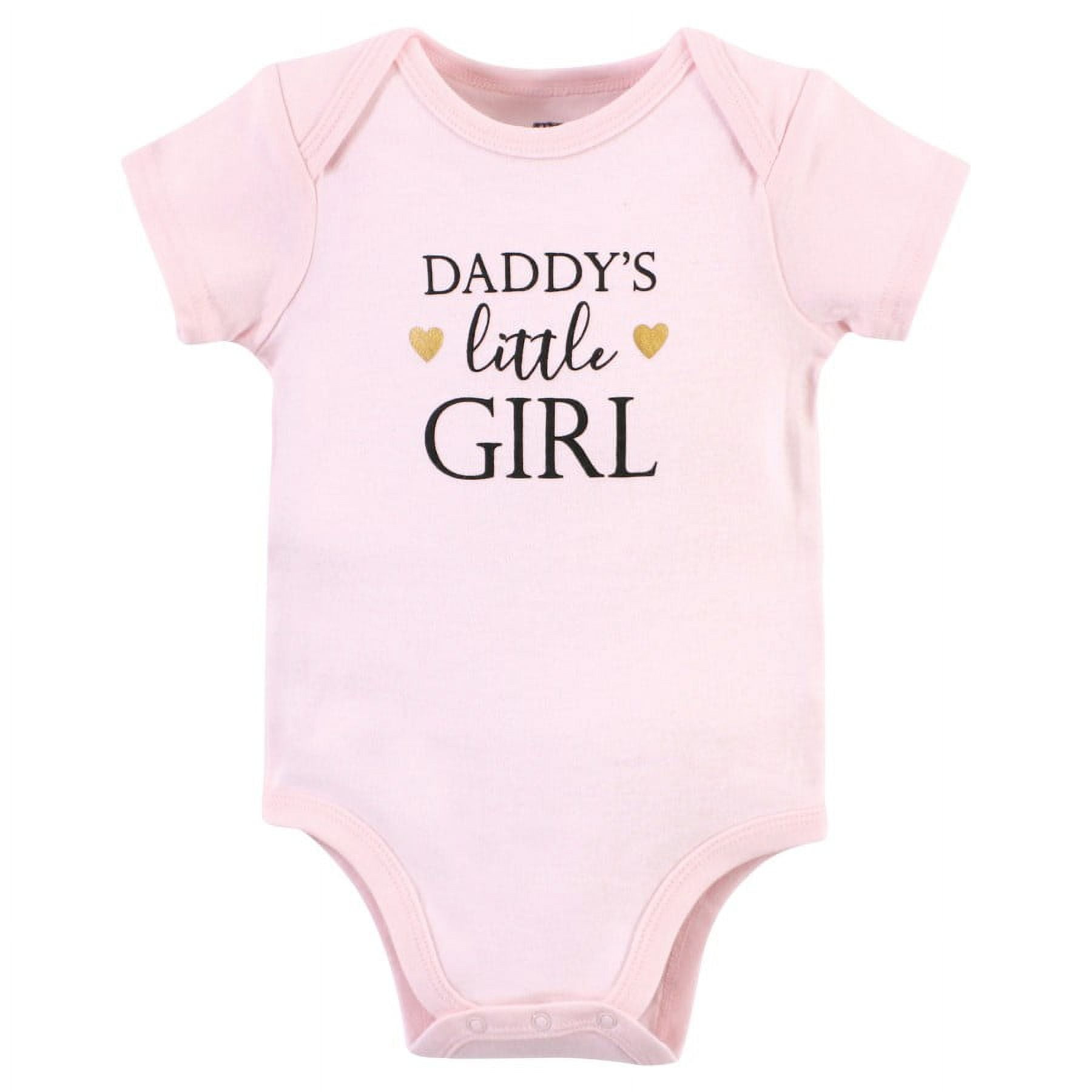 Hudson Baby Short Sleeve Bodysuits, 5-Pack, Newborn- 24 Months