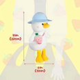 thumbnail image 5 of Peluche de pato morado (sombrero azul), muñeco de peluche de 30 cm, almohada suave y esponjosa, pato escolar: regalo perfecto para todas las edades y todas las ocasiones, 5 of 5