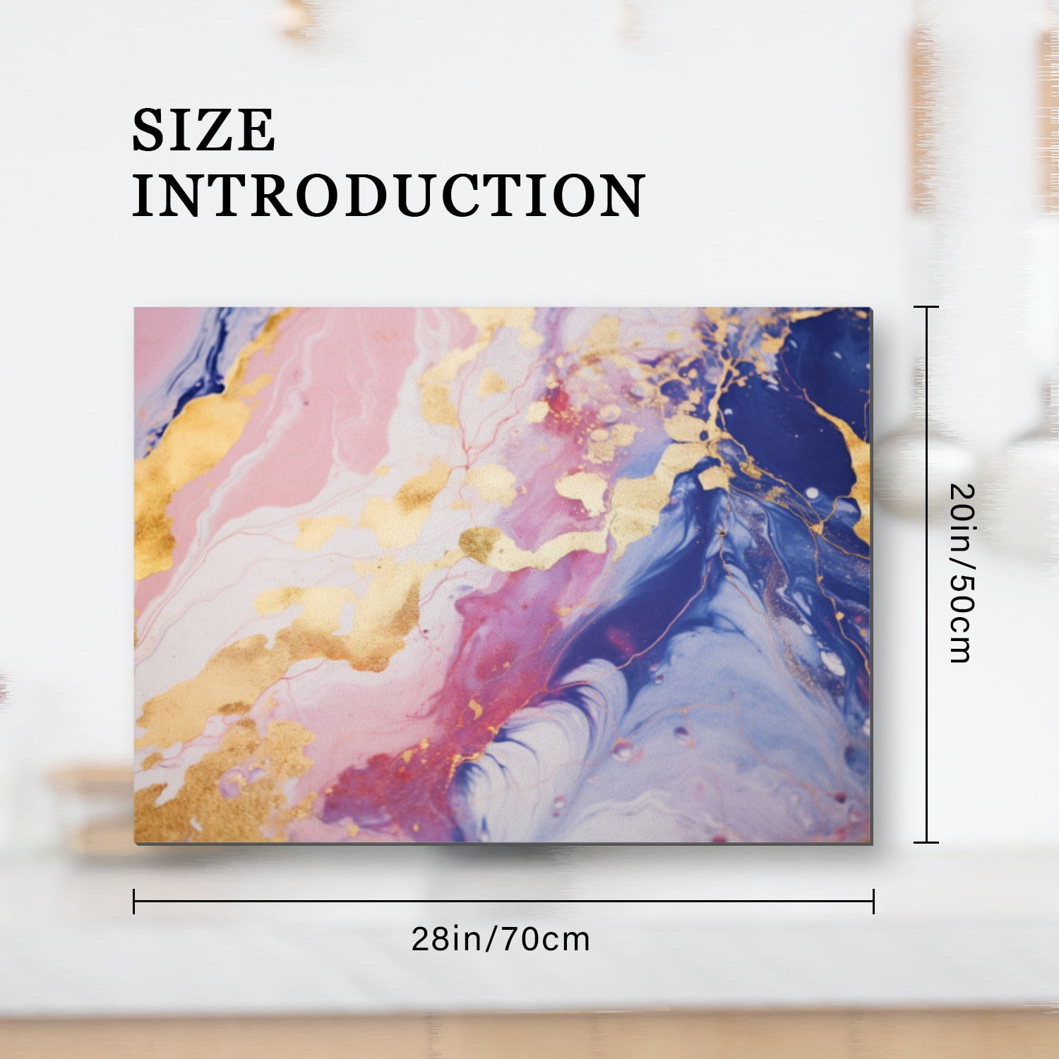Square Stove Top Covers, Pink Blue Marble Print Non-slip Foldable Electric Stove Burner Covers, Glass Induction Cooktop Protector Mat for Kitchen RV (28×20 Inch)