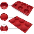 thumbnail image 5 of Silicone Semi Sphere Mold, Food Grade Silicone Chocolate Bomb Molds For Creative Treats Making, Easy Clean Nonstick Large Chocolate Sphere, Perfect For Events, 5 of 5