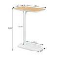 thumbnail image 4 of Convenience Concepts Oslo 19" x 12" x 25.25" C End Table, Light Oak/White, 4 of 5