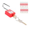 thumbnail image 4 of Serrure de Verrouillage, Isolation de Verrouillage de Tagout 10 Ensembles de Verrouillage pour les Usines Jaune, Rouge, 4 of 8