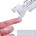 thumbnail image 2 of Matsuzay DIY Costura Regla Acolchar Rejilla Corte Costura Sastre Estudiante Artesanía De coser plata y azul Matsuzay HA024628-02, 2 of 6