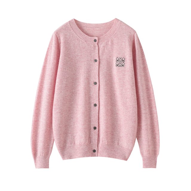 Aliselect Otoño Invierno 100% Lana Merino Mujeres Cárdigan Manga Larga Color Sólido Suéter de Cachemira Prendas de Punto Suaves Tops