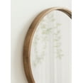 thumbnail image 4 of Kate and Laurel Valenti Modern Wooden Round Wall Mirror Set, Set of 3, Varying Sizes, Natural Rustic, Decorative Three-Piece Circle Mirror Set for Use as Bathroom Mirror Decor or Gallery Wall Mirrors, 4 of 9