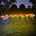 thumbnail image 3 of Clearance! Haidf Solar Garden Lights, Solar Butterfly Lights, Solar Swaying Lights, Solar Lights Outdoor Waterproof, Solar Garden Decor, Solar Butterfly Stakes, Butterfly Solar Lights, 6 Heads, 3 of 9