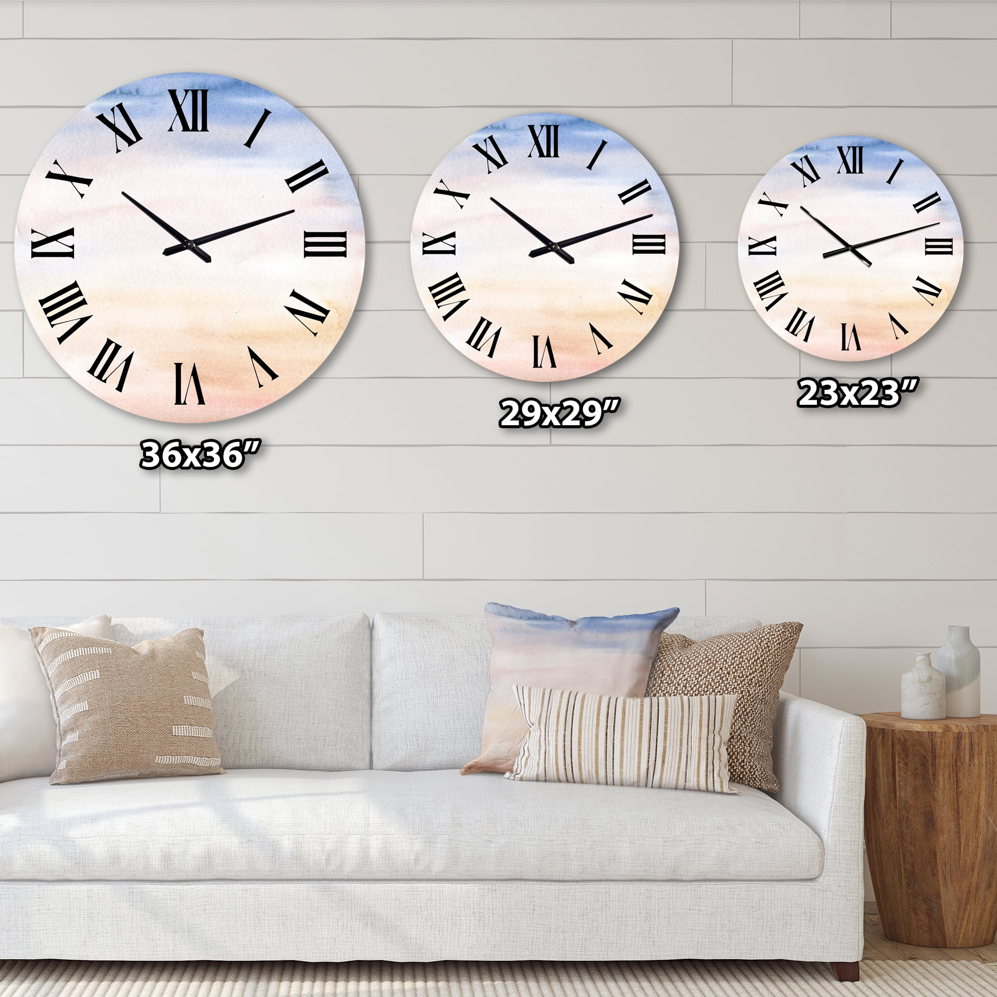 Designart 1 in Quartz Modern/Contemporary Wall Clock