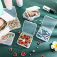 thumbnail image 5 of 24 Pieces Mini Plastic Clear Storage Box for Collecting Small Items, Beads, Jewelry, Business Cards,24 x Storage Box,Transparent, 5 of 7