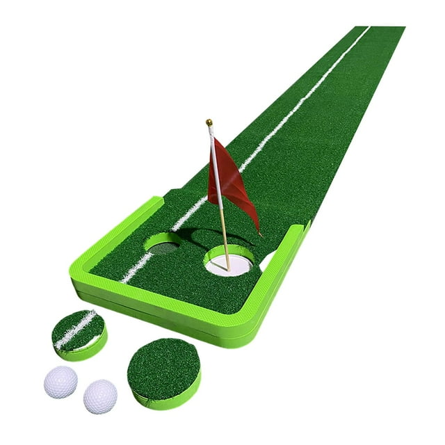 Tapete de golf Sunnimix con pelota y banderas Accesorios de golf plegable