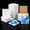 50 PCS 3.54 Inch Square, variant on 50 PCS Sublimation Square Ceramic Coasters with Cork Backing Pads, Sublimation Blanks Square Coaster for Drinks - Heat Transfer & Absorbent Ceramic Stone Coaster Set for DIY Crafts
