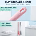 thumbnail image 7 of Easy-Reach Deep Cleaning Foot Brush, Toe Brush Between Toes Brushs for Shower, Soft Silicone Long Handled Foot Brushs (2PCS-D), 7 of 7