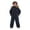 Black, variant on KAUOD Kids One Piece Snowsuits Waterproof Faux-F𝐮r Hood Snowboard Ski Jumpsuits Boys Girls Outdoor Insulated Snow Suits