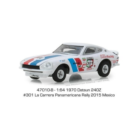 301 Series - GREENLIGHT 1:64 TOKYO TORQUE SERIES 3 - 1970 DATSUN 240Z #301 LA CARRERA PANAMERICANA RALLY 2015 MEXICO 47010-B