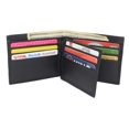 thumbnail image 3 of Cavelio Mens RFID Blocking Bifold Wallet Soft Genuine Leather  Secure and Durable Billfold with Gift Box for Men Black, 3 of 8
