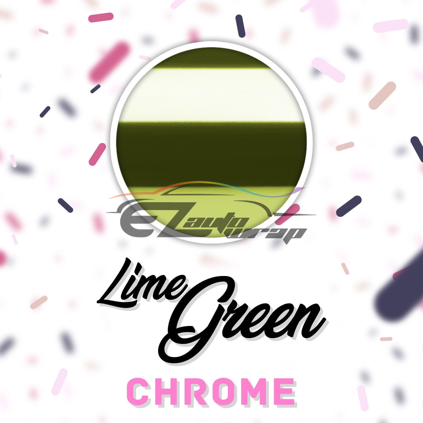 ESSMO Lime Green Chrome Heat Transfer Vinyl HTV Sheet T-Shirt 20" Wide Iron On Heat Press 20"x600"