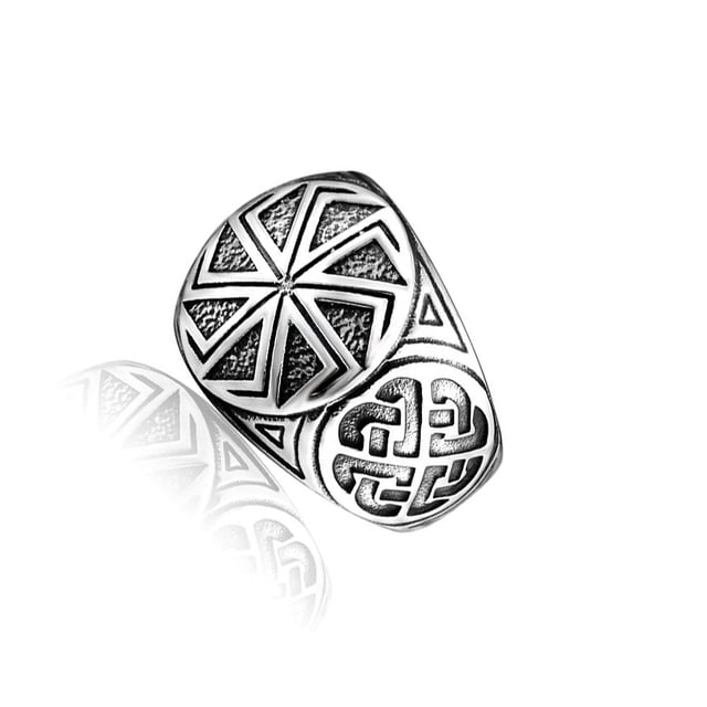 Minnieouse Anillo de hombre de acero inoxidable antiguo vikingo elegante pulido antioxidante reemplazo niños fiestas anillos regalo de cumpleaños Ropa, zapatos y accesorios Miscelánea talla 8 Minnieouse AP015422-02