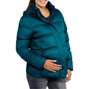 Faded Glory Maternity Hooded Puffer Coat