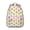 Multicolor, variant on Funny Cat Illustration Student School Backpack with Paw Print Adorable Cartoon Artistic Watercolor Design Book Bag