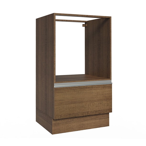 Mueble de Cocina para Horno y Microondas 60 x 60 cm 1 Puerta Sin Tablero Glamy Madesa