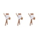 thumbnail image 5 of Jumpingount de mujer Plegable Flexible Bohemio Tamaño libre Romántico Transpirable Verano Playa Faldas Ropa de playa Corto Blanco Type1 NO1 Jumpingount CBP313966, 5 of 6