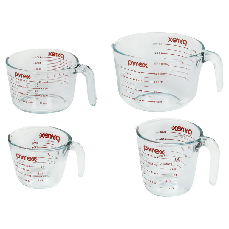 Pyrex Glass Measuring Cups 4-Piece Set Only $18.99
