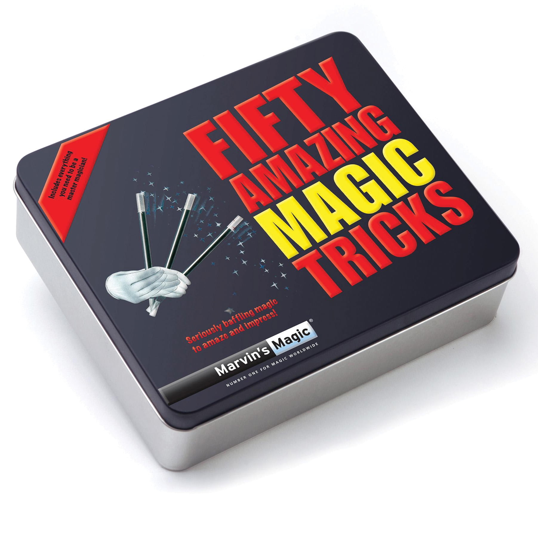 Marvin's Magic Fifty Amazing Magic Tricks Gift Tin