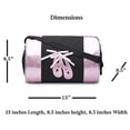 thumbnail image 4 of Dance Ballet Slippers Duffel Bag (Black / Pink), 4 of 9