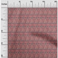 thumbnail image 1 of oneOone Viscose Chiffon Fabric Geometric & Floral Block Print Fabric BTY 42 Inch Wide, 1 of 4