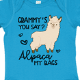 thumbnail image 4 of Inktastic Grammy's You Say Alpaca My Bags Boys or Girls Baby Bodysuit, 4 of 5
