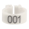 thumbnail image 3 of Anillos Para Patas 100PCS/Bolsa 8MM 001-100 Letra De Plástico Numerada, 3 of 8