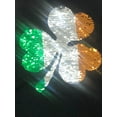 thumbnail image 2 of Womens Black Racerback Flip Sequin St Patrick's Day Shamrock Tank Top Medium, 2 of 3