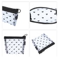 thumbnail image 3 of 1 Pc Bolsa de Cosméticos Portátil para Mujeres para Vacaciones, Viajes de Negocios, Gimnasio, Malla de Nylon Negra-S, 3 of 4