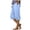 Light Blue, variant on Womens Straight Leg Pants Cool Breathable wide waistband bootcut breathable fabric lightweight casual style for summer outing Blue S
